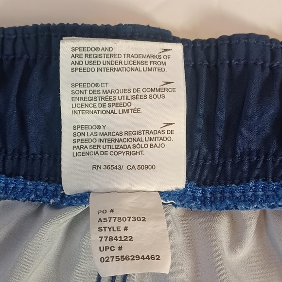 Speedo Men's Coastal Ombre Multicolor‎ Board Short Water Repellent Sz 2XL - Picture 4 of 6